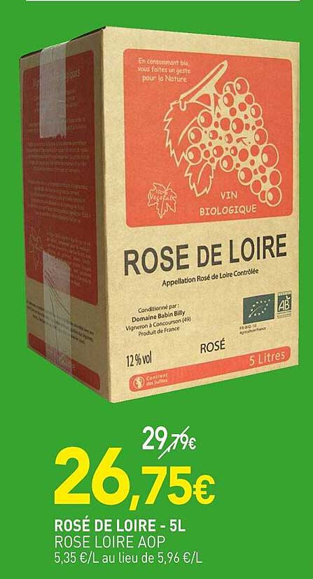 ROSÉ DE LOIRE - 5L