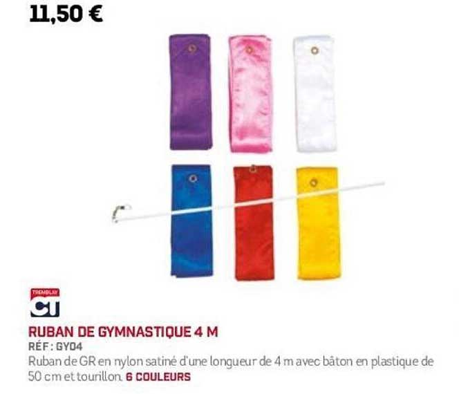 RUBAN DE GYMNASTIQUE 4 M