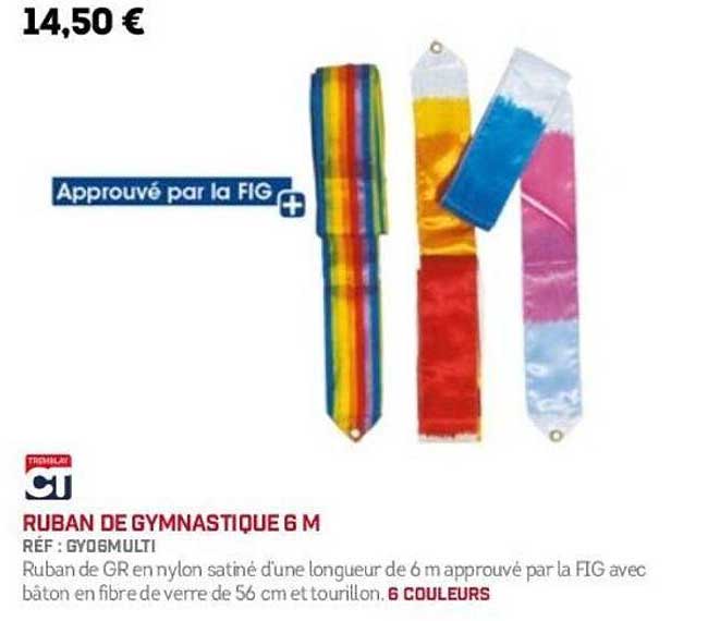 RUBAN DE GYMNASTIQUE 6 M