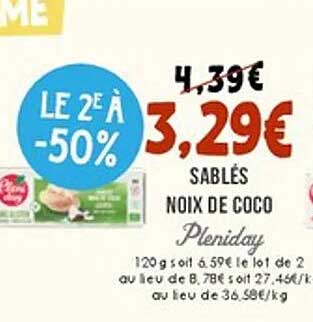 Sablés Noix de Coco