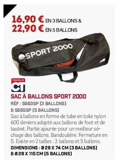 SAC À BALONS SPORT 2000