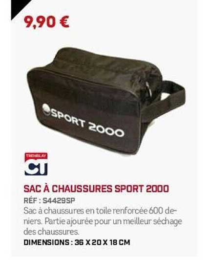 SAC À CHAUSSURES SPORT 2000