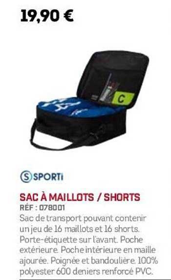 SAC À MAILLOTS / SHORTS