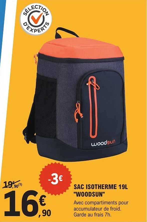 SAC ISOTHERME 19L 'WOODSUN'