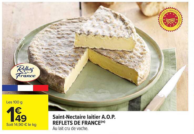 Saint-Nectaire laitier A.O.P. REFLETS DE FRANCE