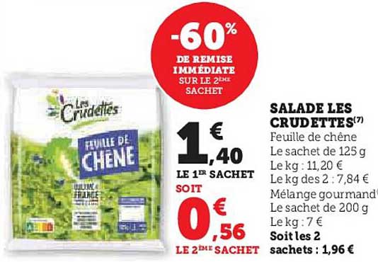 SALADE LES CRUDETTE(S7)
