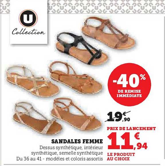 SANDALES FEMME