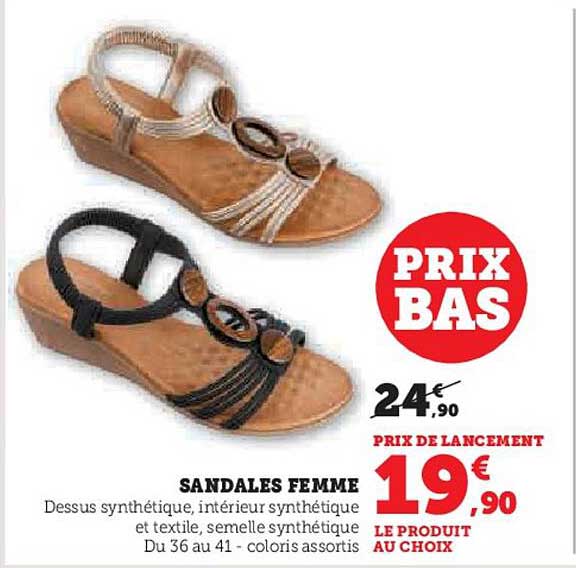 SANDALES FEMME
