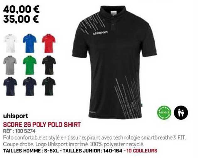 SCORE 26 POLY POLO SHIRT