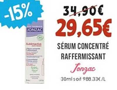 SÉRUM CONCENTRÉ RAFFERMISSANT Jonzac