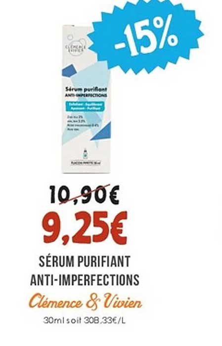 SÉRUM PURIFIANT ANTI-IMPERFECTIONS