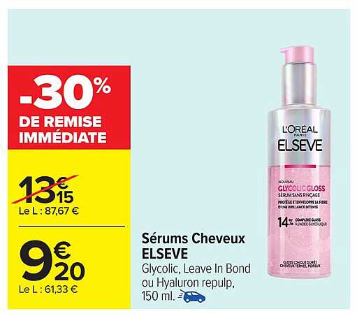 Sérums Cheveux ELSEVE