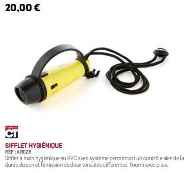 Sifflet Hygiénique