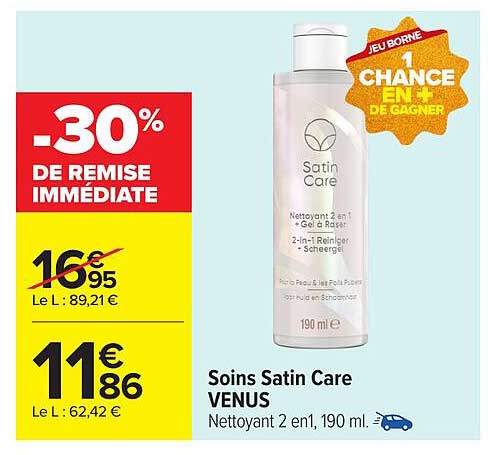 Soins Satin Care VENUS