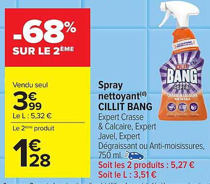 Spray nettoyant(d) CILLIT BANG
