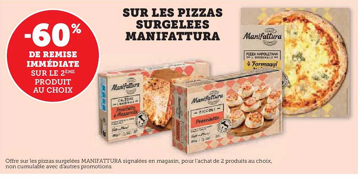 SUR LES PIZZAS SURGELEES MANIFATTURA