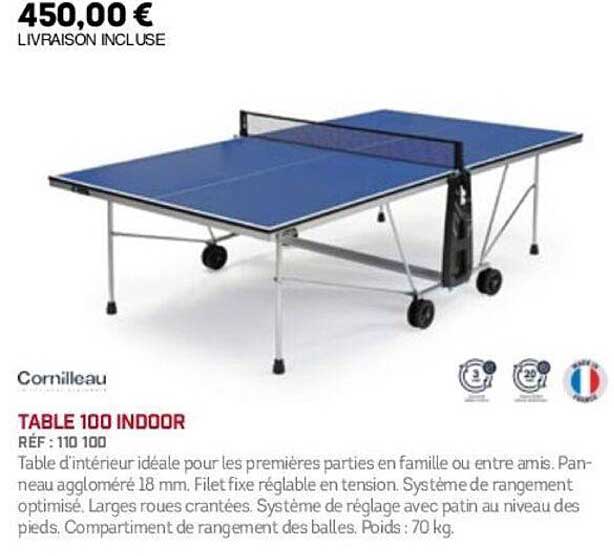 TABLE 100 INDOOR