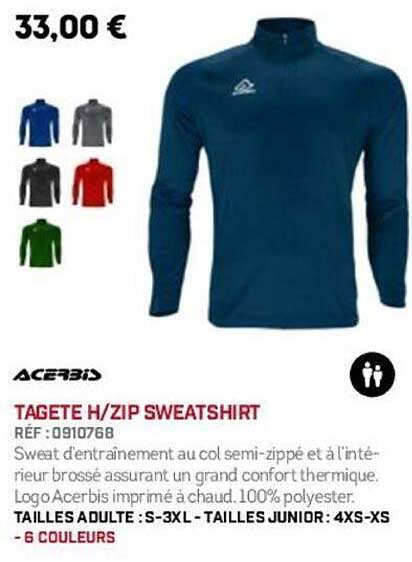 TAGETE H/ZIP SWEATSHIRT