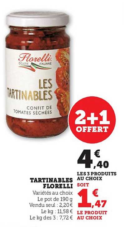 TARTINABLES FLORELLI