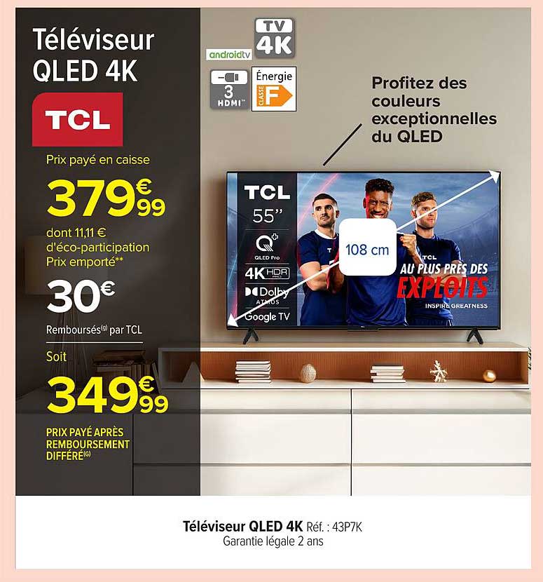 Téléviseur QLED 4K