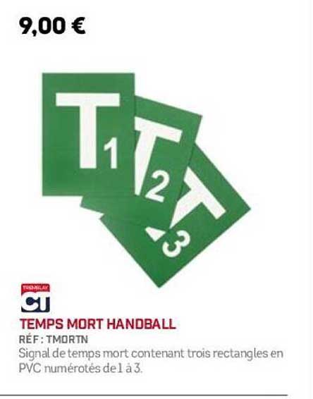 TEMPS MORT HANDBALL