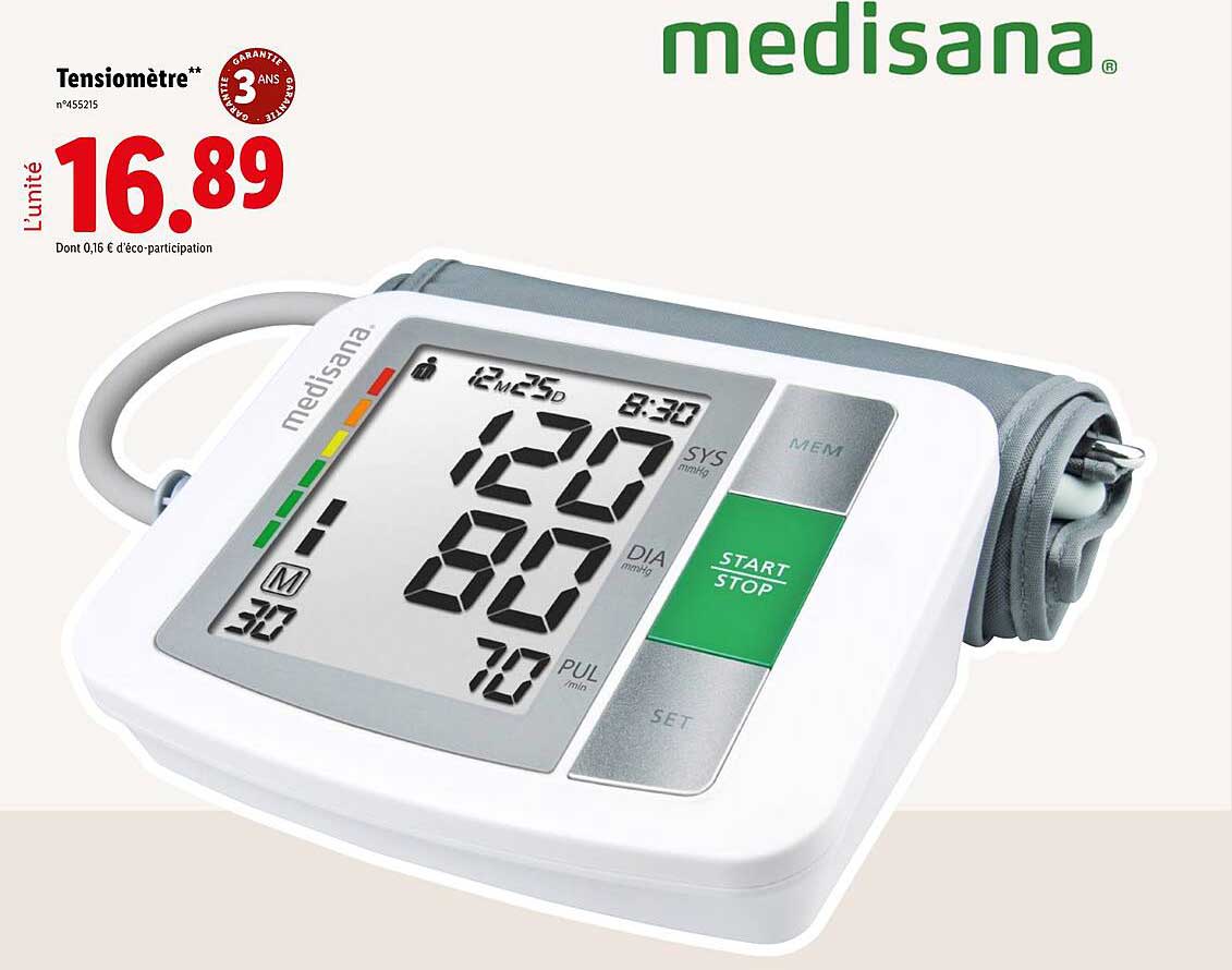 Tensiomètre Medisana