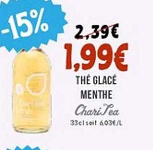 THÉ GLACÉ MENTHE ChariTea