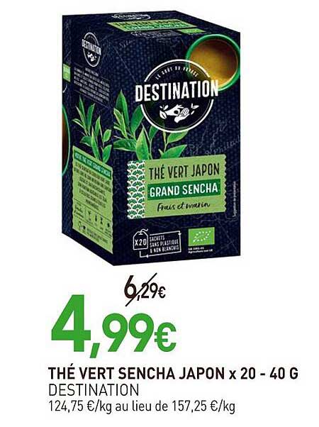 THÉ VERT SENCHA JAPON x 20 - 40 G
