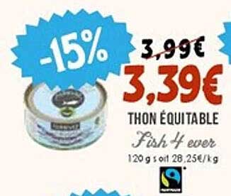 Thon Équitable Fish 4 ever