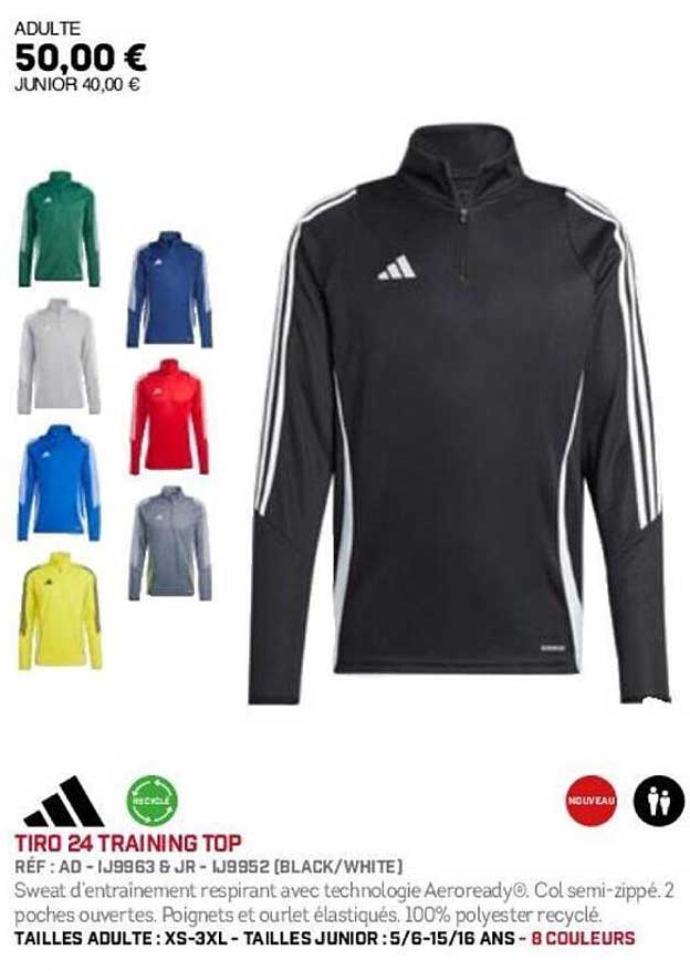 TIRO 24 TRAINING TOP