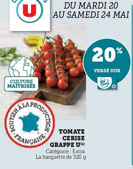 TOMATE CERISE GRAPPE U