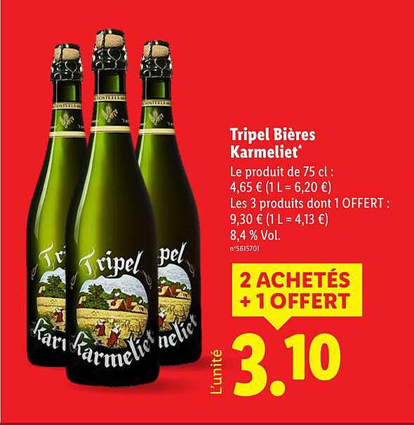 Tripel Bières Karmeliet
