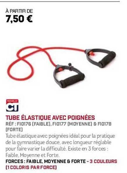TUBE ÉLASTIQUE AVEC POIGNÉES
