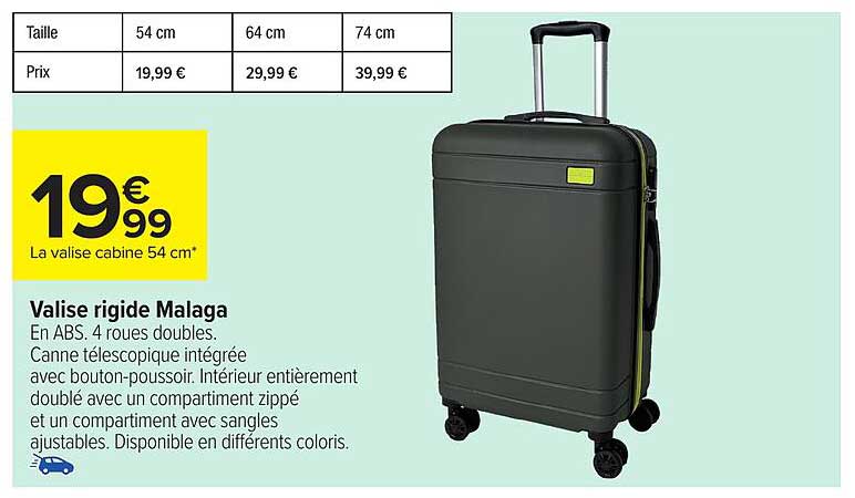 Valise rigide Malaga