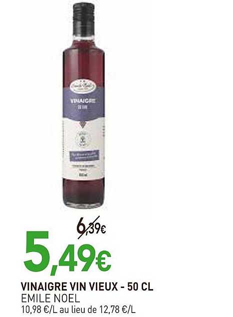 VINAIGRE VIN VIEUX - 50 CL EMILE NOEL