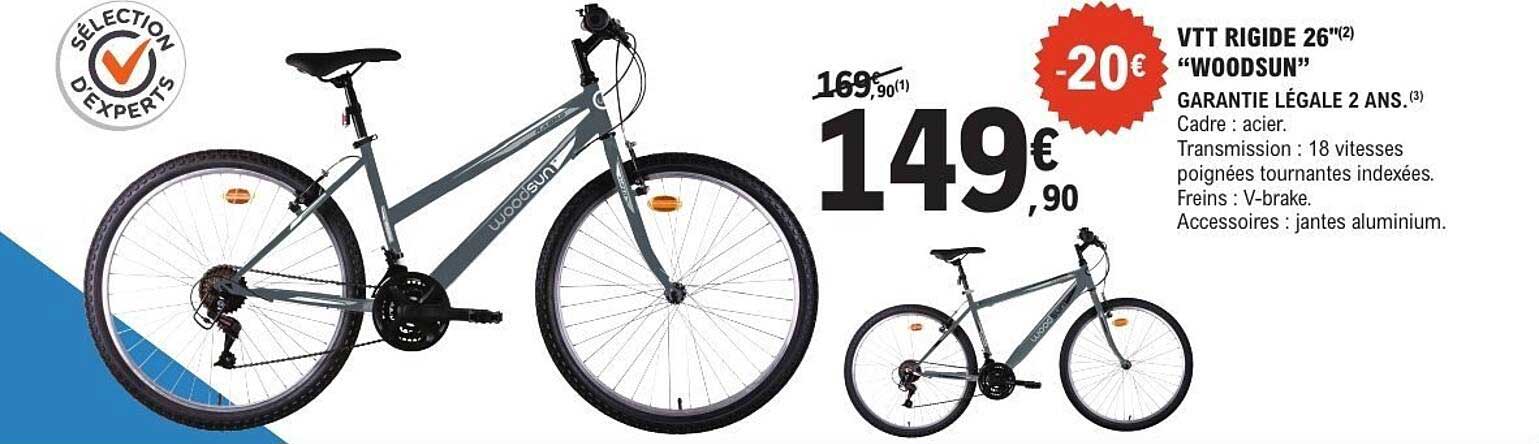 VTT RIGIDE 26" "WOODSUN"