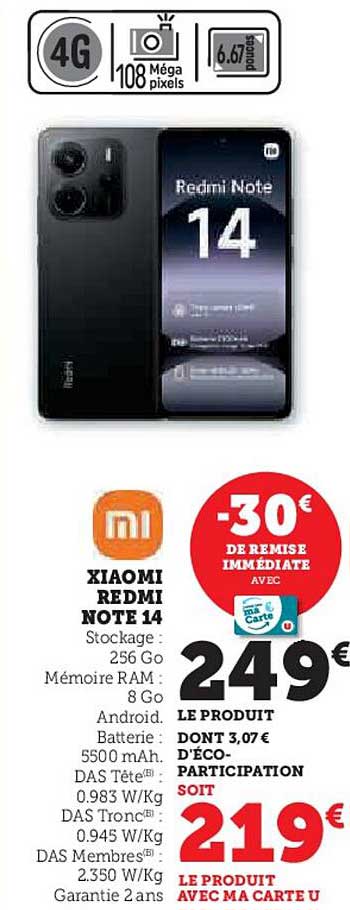 XIAOMI REDMI NOTE 14