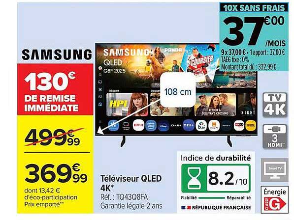 130€ DE REMISE IMMÉDIATE