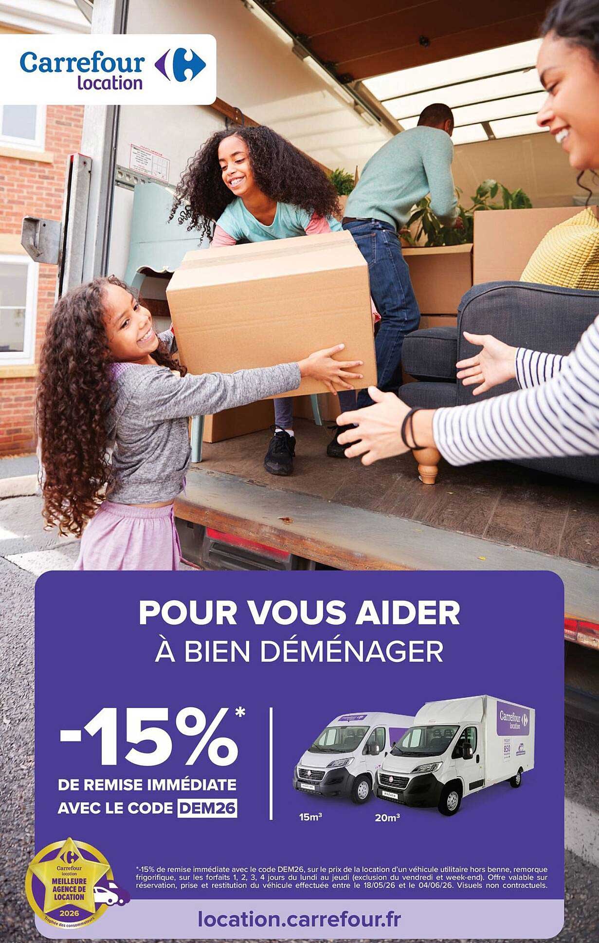 -15% de remise immédiate avec le code DEM26