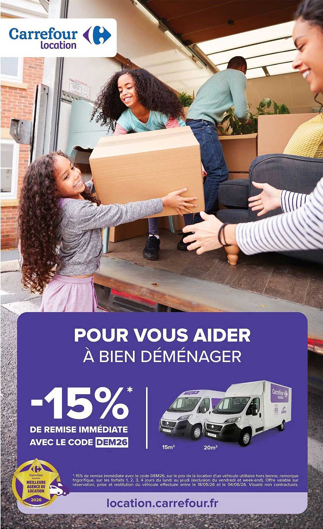 -15%* DE REMISE IMMÉDIATE AVEC LE CODE DEM26