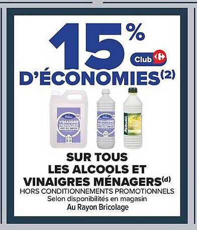 15% d'ÉCONOMIES Club