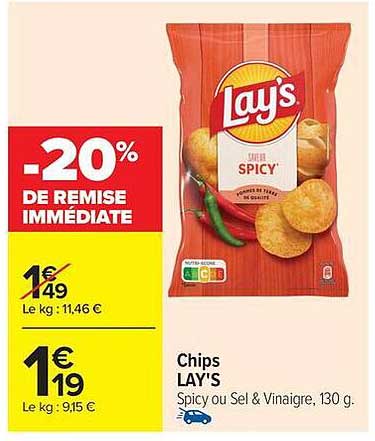 -20% DE REMISE IMMÉDIATE