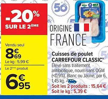 20% SUR LE 2ÈME