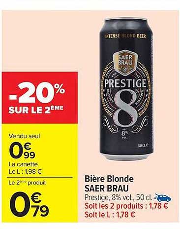 -20% SUR LE 2ÈME