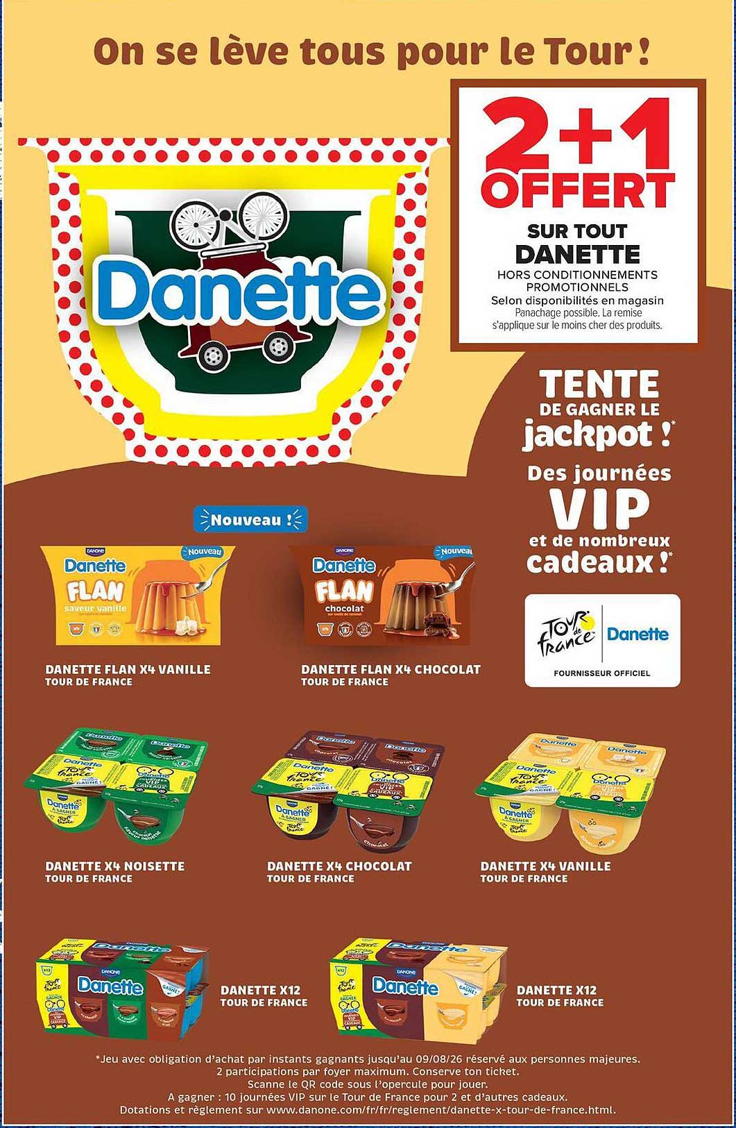 2+1 OFFERT SUR TOUT DANETTE