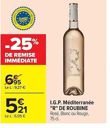 -25% DE REMISE IMMÉDIATE