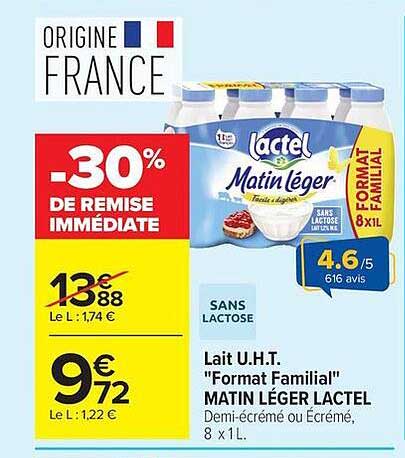 -30% DE REMISE IMMÉDIATE
