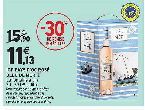 -30% DE REMISE IMMÉDIATE*