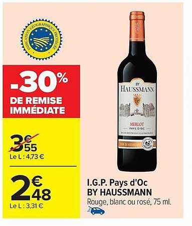 -30% DE REMISE IMMÉDIATE