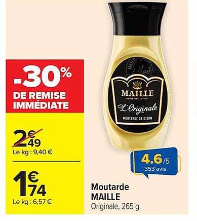 -30% DE REMISE IMMÉDIATE